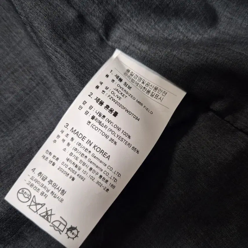 [BUNJANG] Prism Works Men's Nylon Parka Jacket (M) / 프리즘웍스 남성 나일론 야상 자켓 M