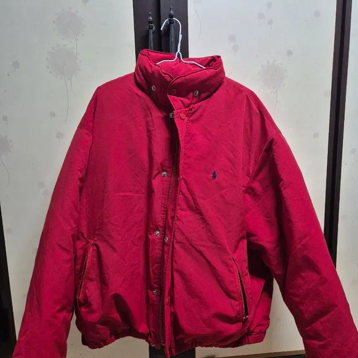 [BUNJANG] Polo Ralph Lauren Red Duck Down Nuptse Jacket / [100] 폴로 랄프로렌 레드 덕 패딩 눕시 L 95 M