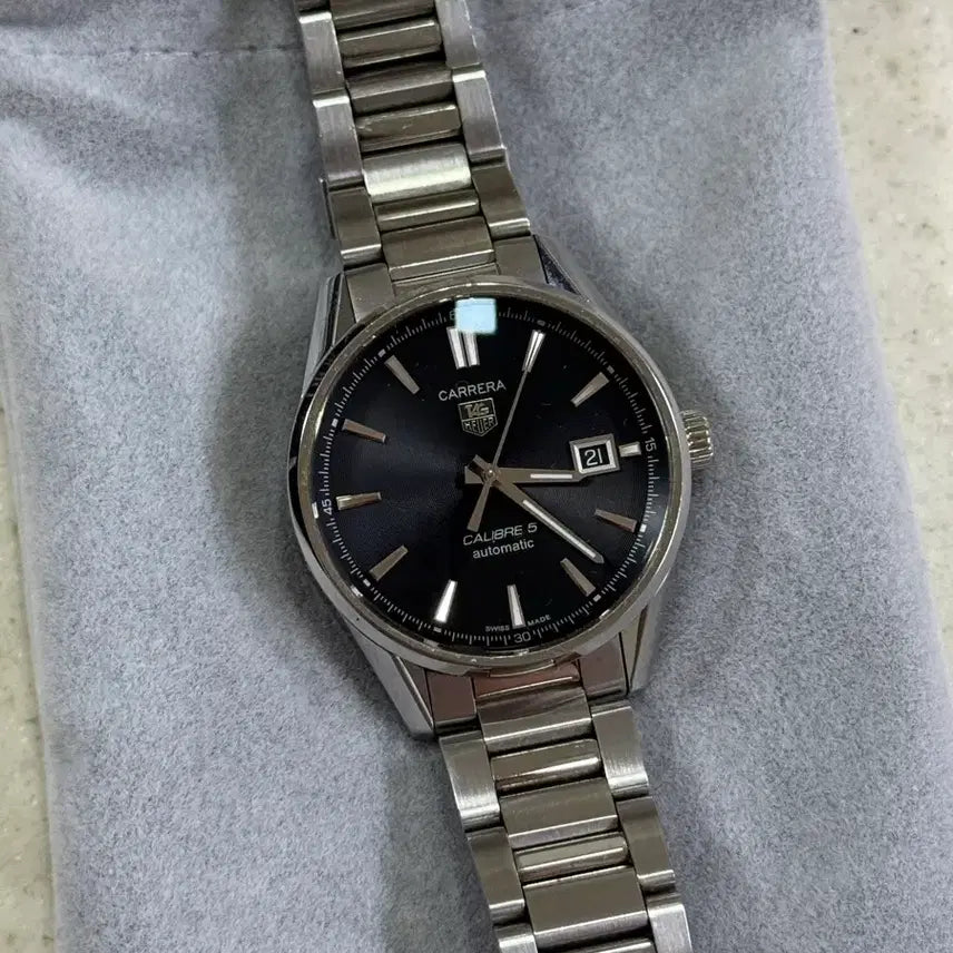 [BUNJANG] TAG Heuer Carrera Calibre 5 Automatic Watch / 태그호이어 까레라 칼리버 5 오토매틱
