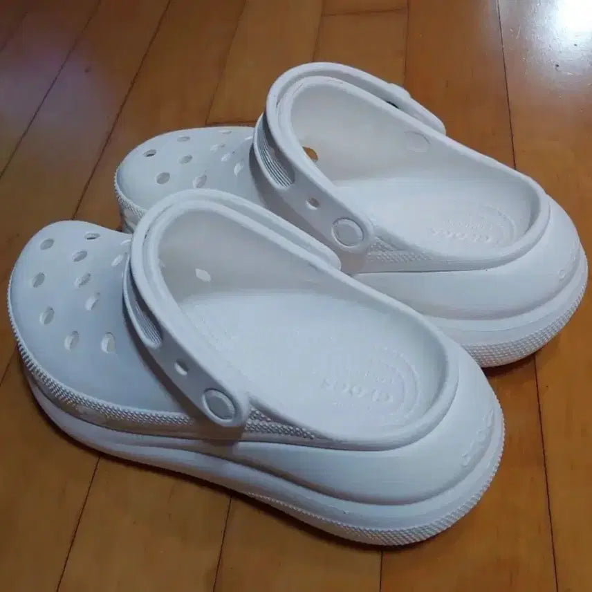 [BUNJANG] Crocs Crush Clog White / 크록스 크러쉬 클로그 화이트