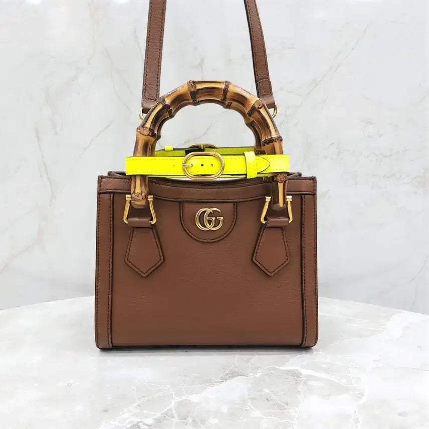 [BUNJANG] Gucci Diana Bamboo Mini Tote Bag / 구찌 다이애나 뱀부 미니 토트백