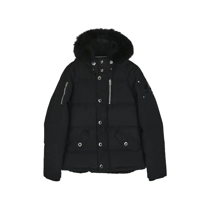 [BUNJANG] Moose Knuckles 3/4 Jacket Black Fox Fur / 무스너클 쓰리쿼터 자켓 블랙 폭스 퍼
