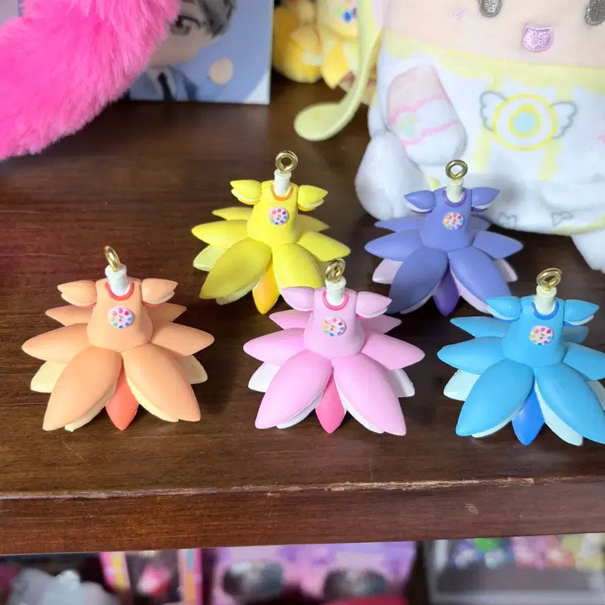 [BUNJANG] Ojamajo Doremi Costume Charm Series 1 Keyring Bundle Set / 꼬마마법사 레미 오자마녀 도레미 코스튬 참 1탄 키링 가챠 일괄