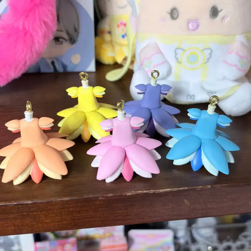 [BUNJANG] Ojamajo Doremi Costume Charm Series 1 Keyring Bundle Set / 꼬마마법사 레미 오자마녀 도레미 코스튬 참 1탄 키링 가챠 일괄