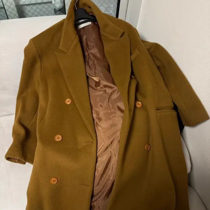 [SOLD OUT] 위드아웃썸머 클래식 더플코트 브라운
