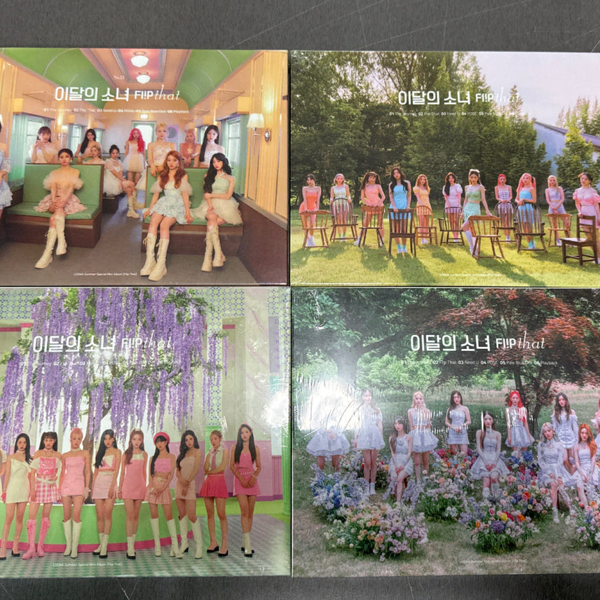 [BUNJANG] LOONA Flip That Album Bundle Set / 현물/오늘배송) 이달의 소녀 Flip That 미개봉 앨범 4종