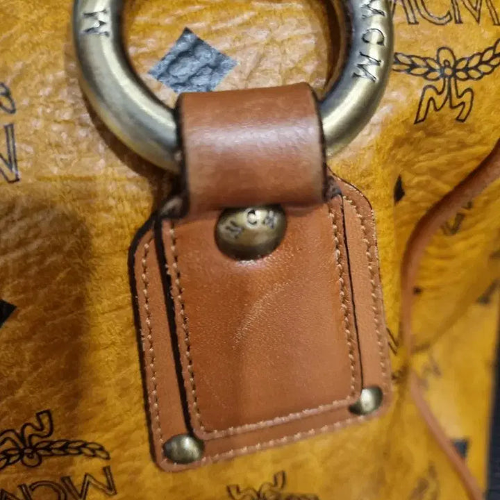 [BUNJANG] MCM Leather Dot Bag / 엠씨엠