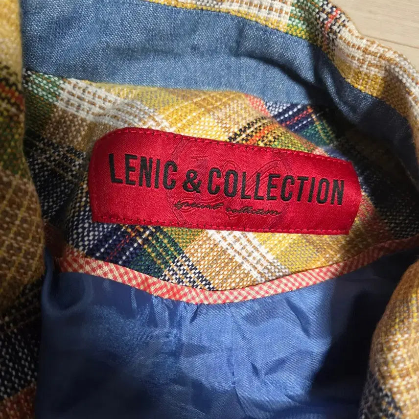 [BUNJANG] Renee & McCoy Linen Check Pattern Double Button Jacket / 르니앤맥코이 컬렉션 린넨 체크 패턴 더블 버튼 자켓