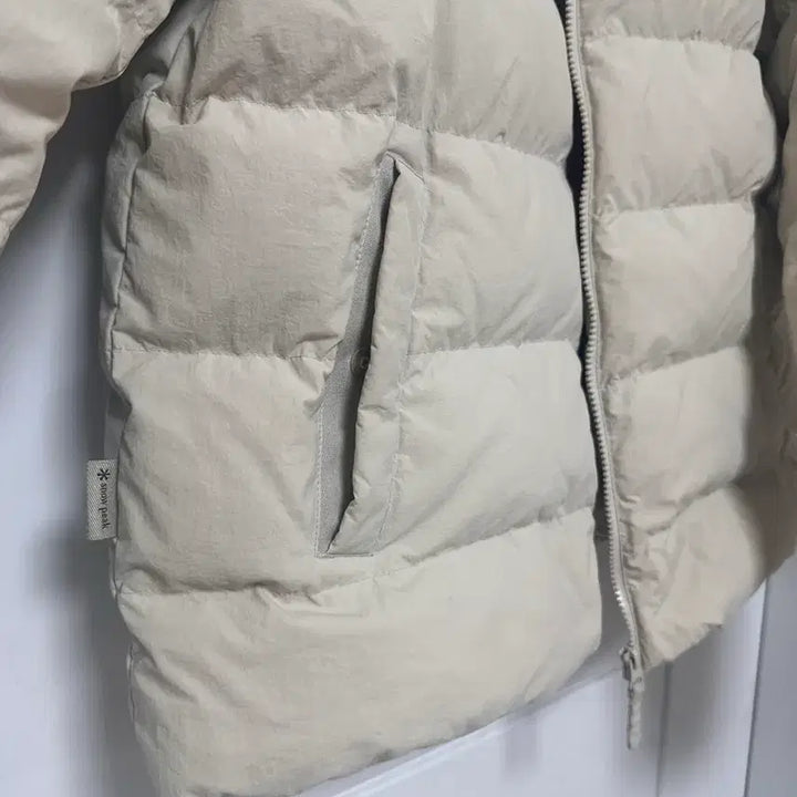 [BUNJANG] Snowpeak Down Jacket Beige 105 / 스노우피크 라이트  덕다운 다운 자켓 경량 베이지 105