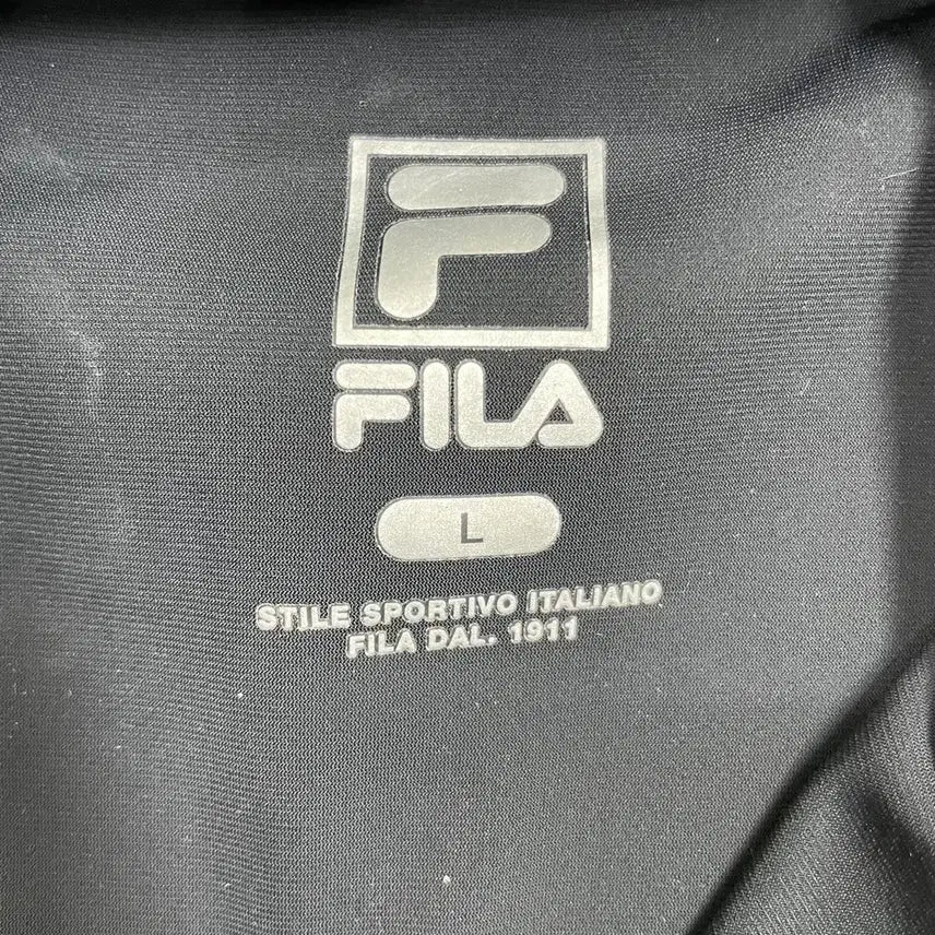 [BUNJANG] FILA Hoodie Zip-Up Jacket (L) Black / FILA 후드 집업 자켓 100(L) 블랙