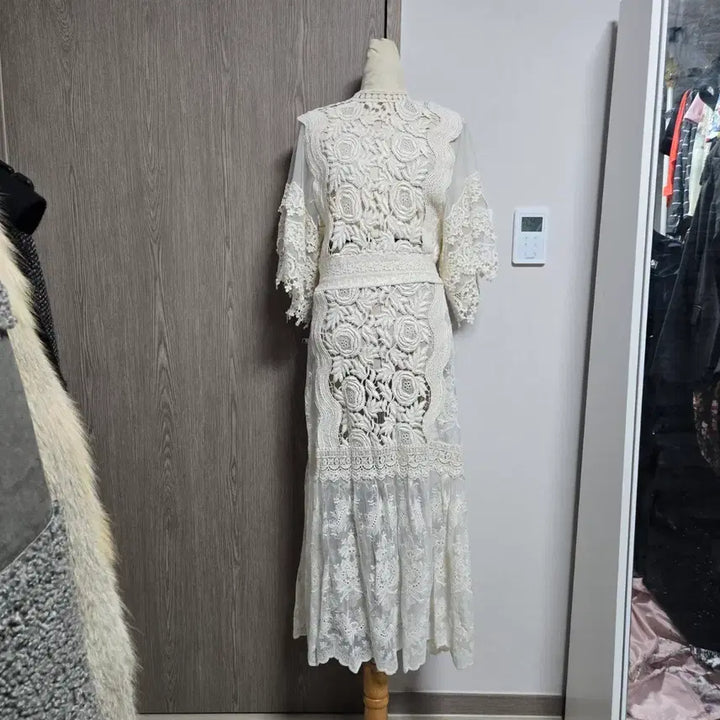 [BUNJANG] Tora Ivory Lace Long Dress / 주말특가!!  여신 롱 원피스 레이스 롱 원피스 아이보리