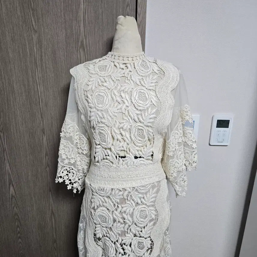 [BUNJANG] Tora Ivory Lace Long Dress / 주말특가!!  여신 롱 원피스 레이스 롱 원피스 아이보리