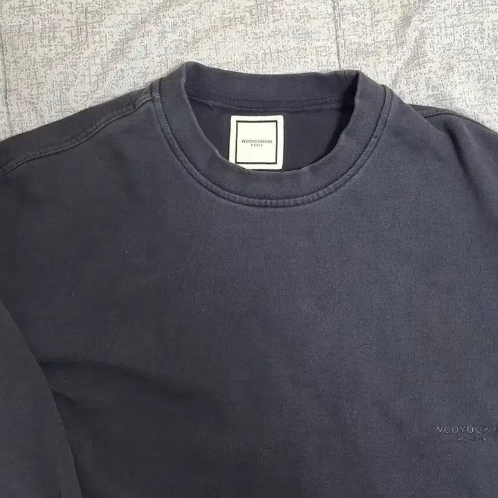 [BUNJANG] Wooyoungmi Golf Luxury Leather Patch Sweatshirt / (희귀템) 우영미 골프 럭셔리 가죽패치 맨투맨 48