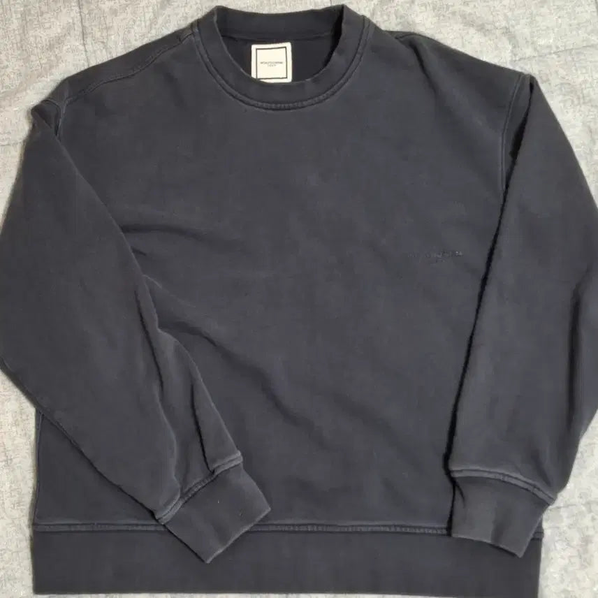 [BUNJANG] Wooyoungmi Golf Luxury Leather Patch Sweatshirt / (희귀템) 우영미 골프 럭셔리 가죽패치 맨투맨 48