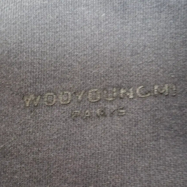 [BUNJANG] Wooyoungmi Golf Luxury Leather Patch Sweatshirt / (희귀템) 우영미 골프 럭셔리 가죽패치 맨투맨 48