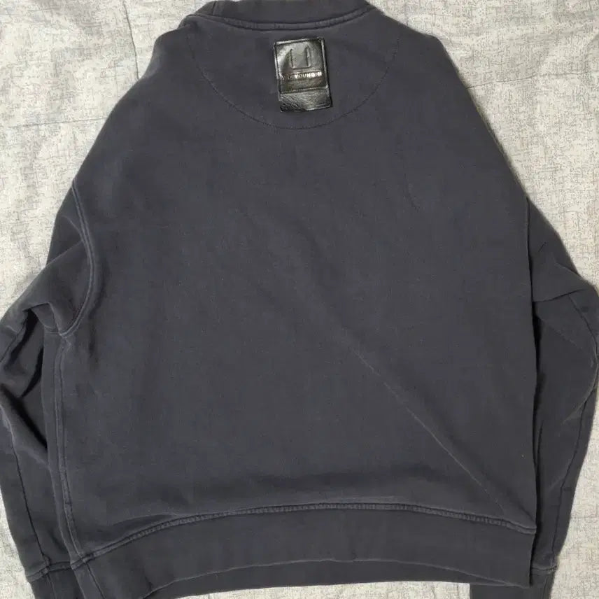 [BUNJANG] Wooyoungmi Golf Luxury Leather Patch Sweatshirt / (희귀템) 우영미 골프 럭셔리 가죽패치 맨투맨 48