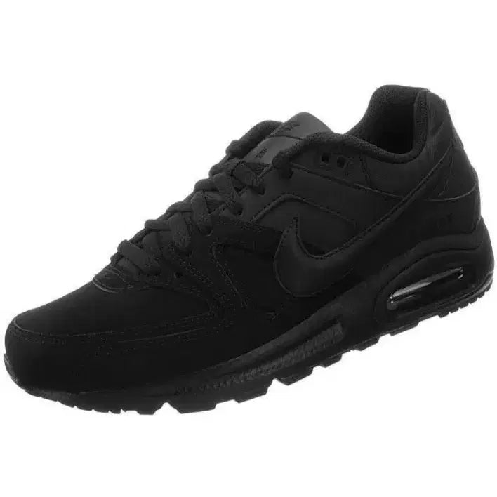 [BUNJANG] Nike Air Max Command All Black Leather Sneakers / 나이키 에어맥스 커맨드 올블랙 레더-300