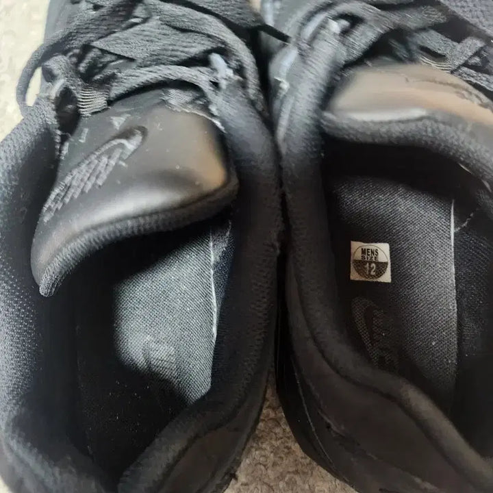 [BUNJANG] Nike Air Max Command All Black Leather Sneakers / 나이키 에어맥스 커맨드 올블랙 레더-300