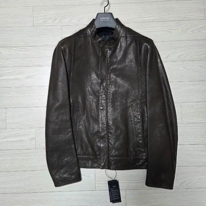 [BUNJANG] KomoDo Leather Jacket / 코모도 천연 양가죽 레더 가죽자켓