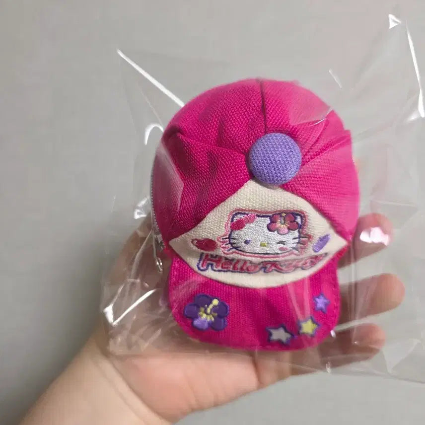 [BUNJANG] Sanrio Hello Kitty Y2K Vivid Cap Set / 산리오 y2k 키티 비비드캡 모자 지갑 키링