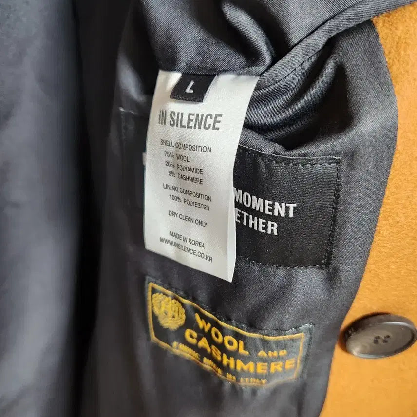 [BUNJANG] Insilence Cashmere Coat / 인사일런스 캐시미어 코트