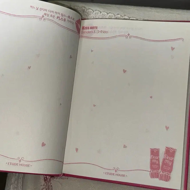 [BUNJANG] SHINee Etude House Kiss Note / 에뛰드하우스 샤이니 콜라보 한정판 키스노트