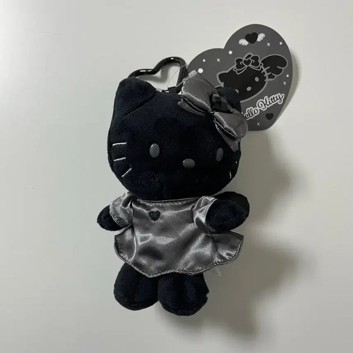 [SOLD OUT] 일본정품)헬로키티 블랙 엔젤 마스코트 홀더 키링