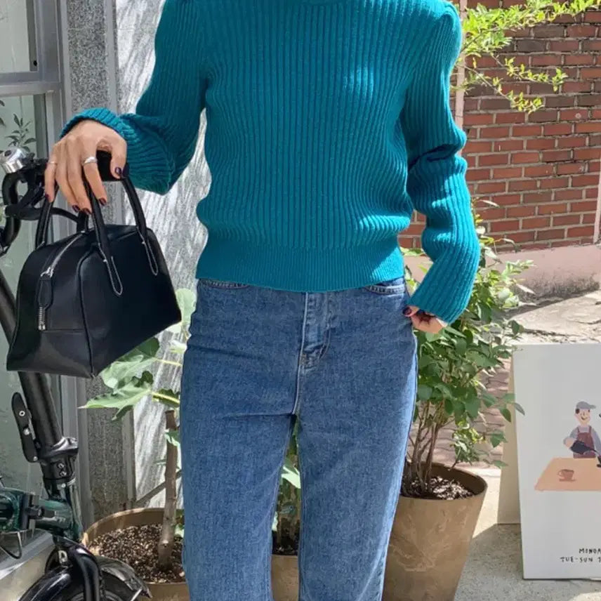 [BUNJANG] UnderB Soap Knit Extra Fine Wool 80% / 언더비 soap 니트 엑스트라 파인울 80%