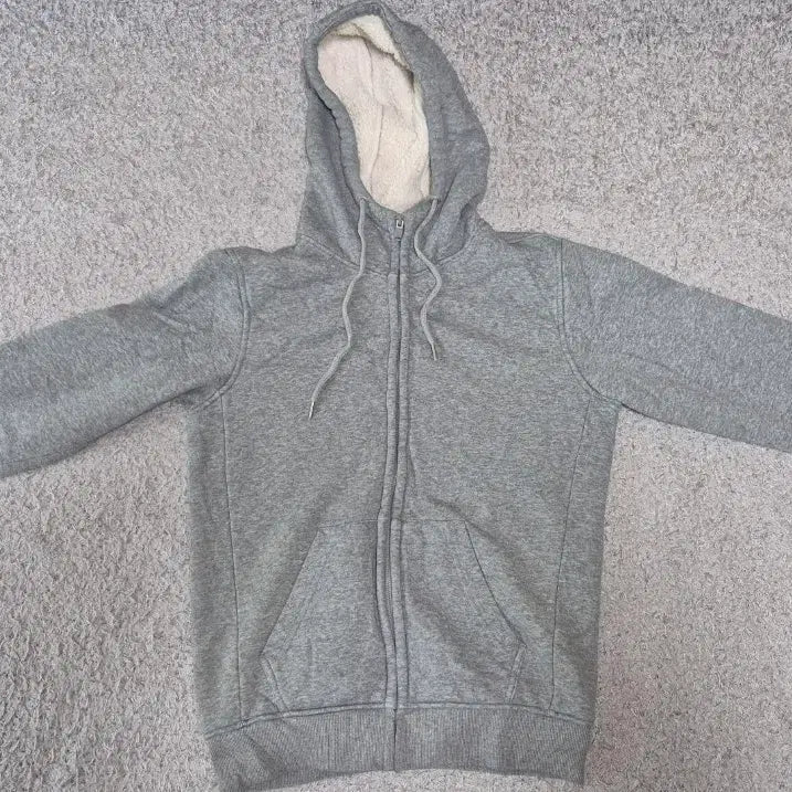 [BUNJANG] Hooded Zip-up Bundle Set / 양털 후드집업 검정/회색 일괄(상태매우양호)