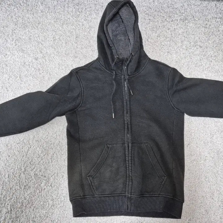 [BUNJANG] Hooded Zip-up Bundle Set / 양털 후드집업 검정/회색 일괄(상태매우양호)