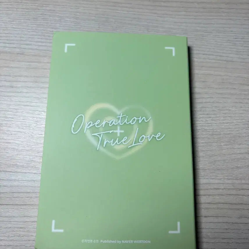 [BUNJANG] Operation Pure Heart Sim Soo-ae & Go Eun-hyuk Photocard Book / 작전명 순정 심수애&고은혁 포카북