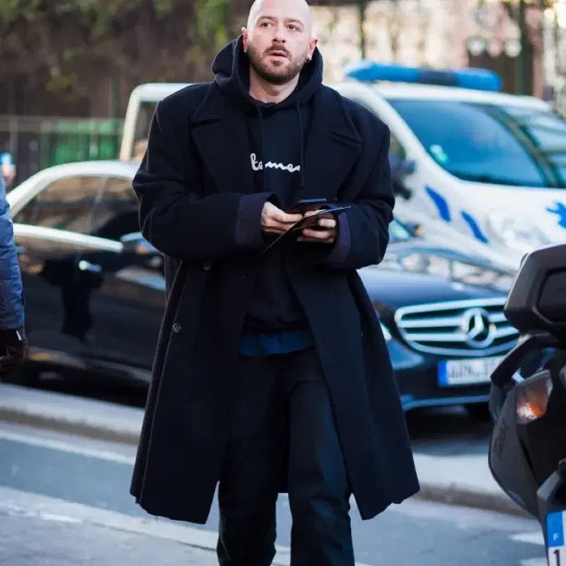 [BUNJANG] VETEMENTS Demna Wool Coat / 베트멍 넥로고 울 코트 뎀나 명작