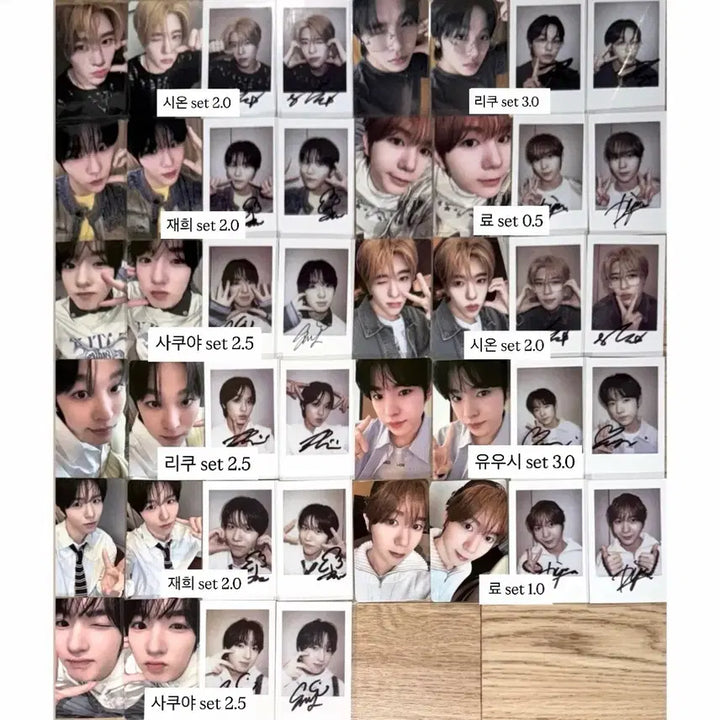[BUNJANG] NCT WISH Pop Pop Steady Winner Photocard Bundle Set / 엔시티위시 팝팝스테디당첨자kms시온리쿠 유우시 재희 료 사쿠야 포카 분철