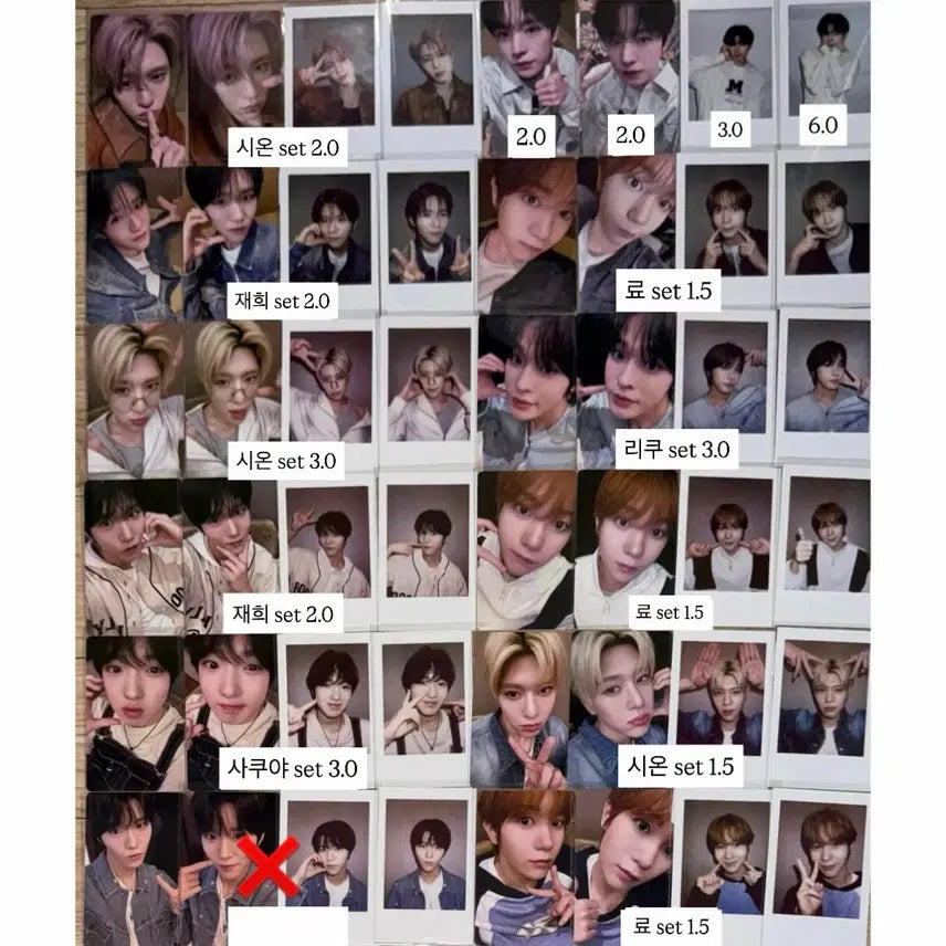 [BUNJANG] NCT WISH Pop Pop Steady Winner Photocard Bundle Set / 엔시티위시 팝팝스테디당첨자kms시온리쿠 유우시 재희 료 사쿠야 포카 분철