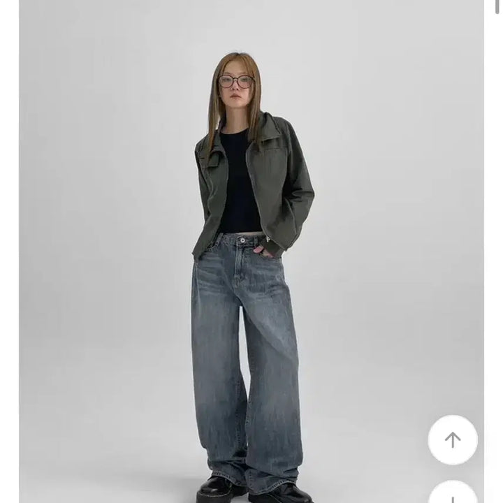 [BUNJANG] Black Up Malcon Cutout Washed Zip-up Jacket / 블랙업 말콘 컷아웃 워싱 집업자켓