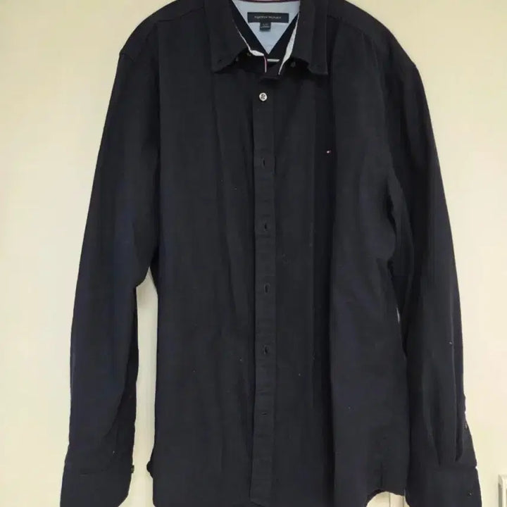 [BUNJANG] Tommy Hilfiger Shirt Navy L/G / 타미힐피거 셔츠 네이비 105 L/G