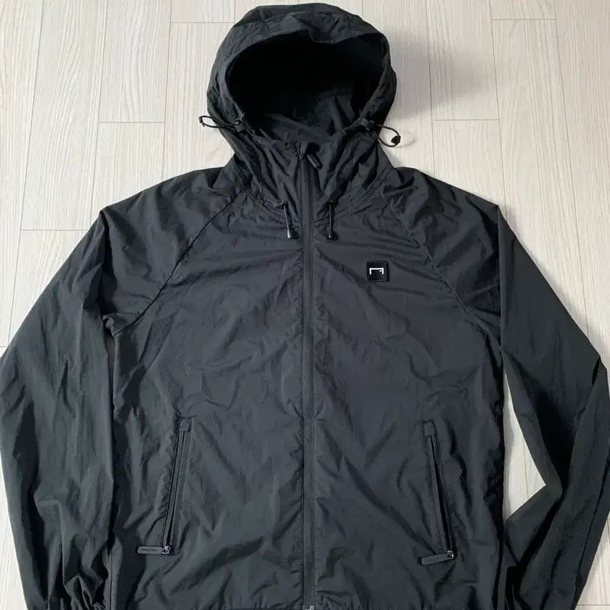 [BUNJANG] GOAL STUDIO Black Ultralight Hooded Windbreaker / GOAL STUDIO 블랙 초경량 바람막이 후드집업