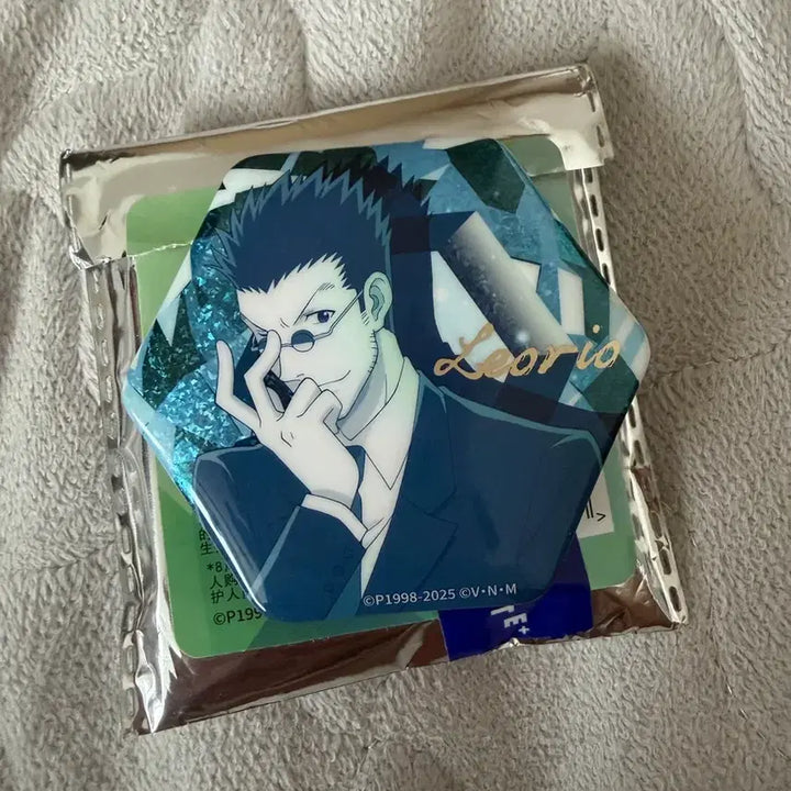 [BUNJANG] Hunter x Hunter Leorio Hexagonal Badge / 헌터헌터 육각 뱃지 레오리오