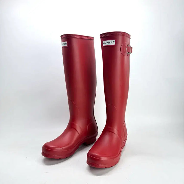 [BUNJANG] Hunter Original Tall Rain Boots Red / 220) HUNTER 헌터 오리지널 톨 레인부츠 레드