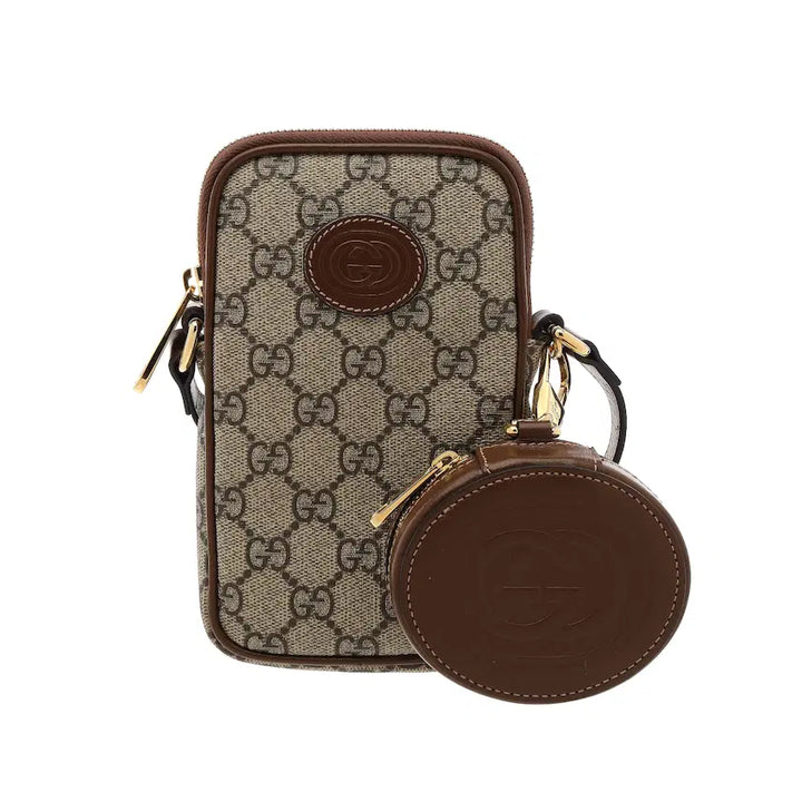 [BUNJANG] Gucci Interlocking G Supreme Crossbody Mini Bag / 구찌 인터로킹 G 수프림 크로스백 미니