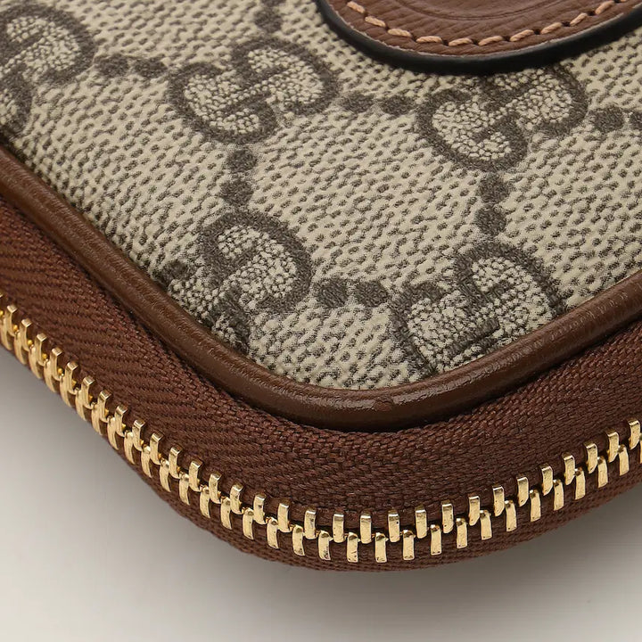 [BUNJANG] Gucci Interlocking G Supreme Crossbody Mini Bag / 구찌 인터로킹 G 수프림 크로스백 미니