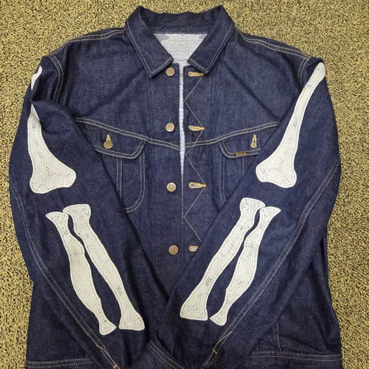 [BUNJANG] Capital Bon Denim Jacket 48 / 캐피탈 본 데님 자켓 멕시칸 턱시도 48사이즈