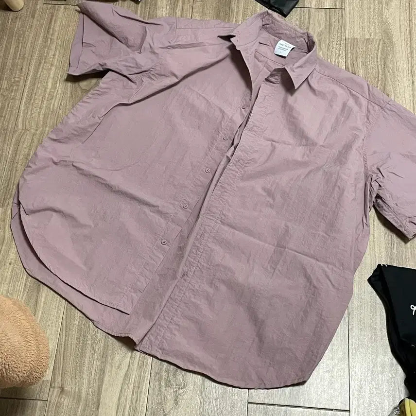 [BUNJANG] Oversized Pink Shirt / 대박 박시 핑크 셔츠