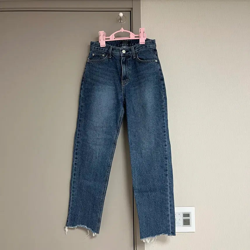 [BUNJANG] Enten Straight-Fit Jeans / (상태최상) 진청 / 일자바지 / 워싱 이쁜 청바지