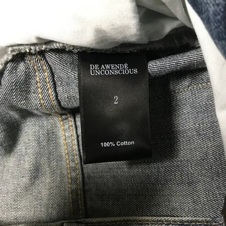 [BUNJANG] Awe'nd Blue Wide Biker Jeans / 어웬드 블루 와이드 바이커 진 2사이즈