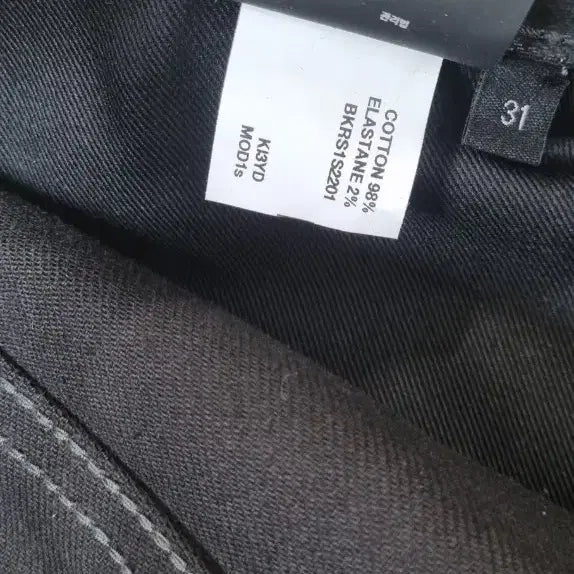 [BUNJANG] Modnine Black Pants 31 / 모드나인 블랙 팬츠31