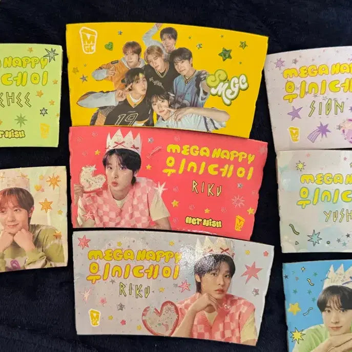 [BUNJANG] Mega Coffee NCT WISH Cup Holder Bundle Set / 메가커피 엔시티위시 컵홀더 일괄