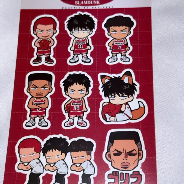 [BUNJANG] Slam Dunk Non-Official Sticker / 슬램덩크 비공굿 스티커