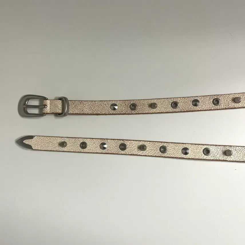 [BUNJANG] LCDC Western Crack Leather Belt / LCDC 웨스턴 크랙 레더 벨트