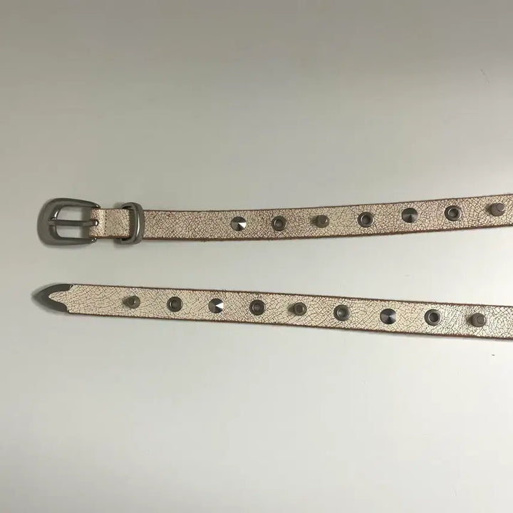 [BUNJANG] LCDC Western Crack Leather Belt / LCDC 웨스턴 크랙 레더 벨트